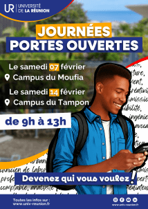 Journées Portes Ouvertes (JPO 2026)  - Campus du Tampon 
